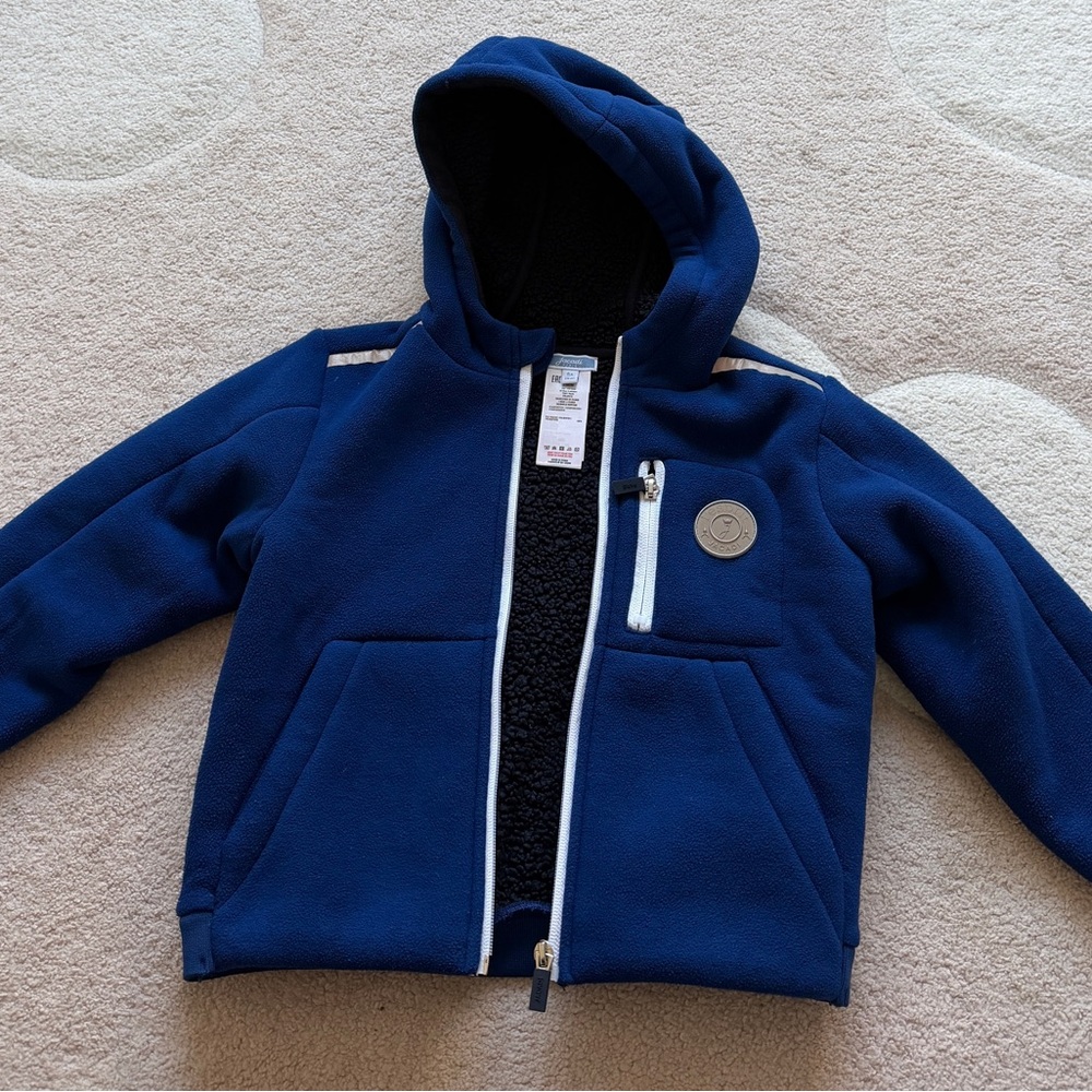 Jacadi Navy Blue Hooded Sweatshirt